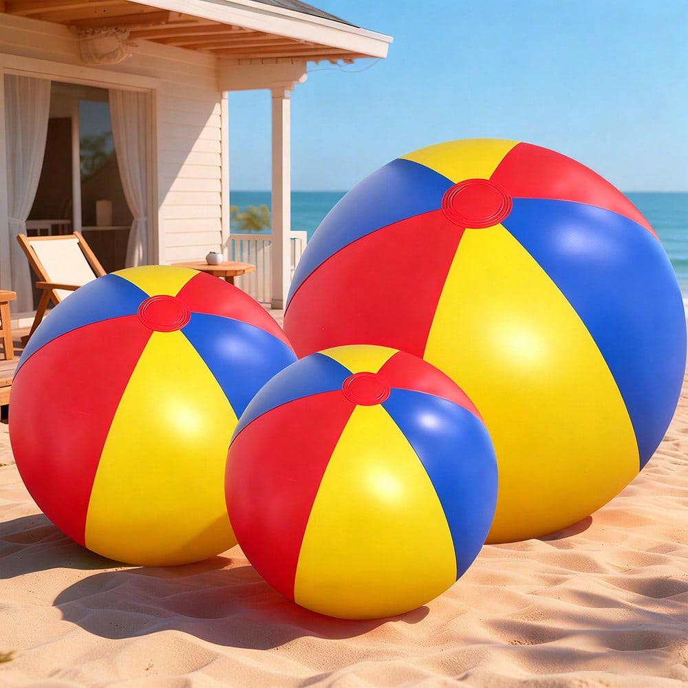 Party Games For Large Groups - 1pc Inflatable Giant Oversized Colorful Ball,