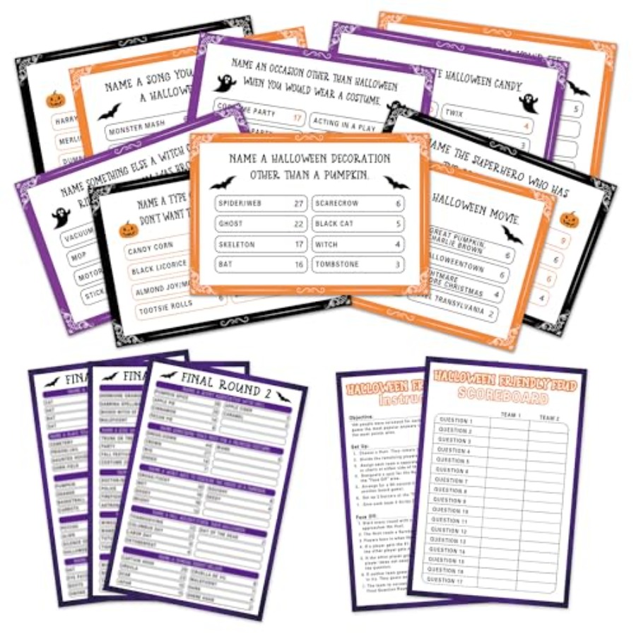 Party Games For Large Groups - Halloween Games for Adults, Halloween Friendly