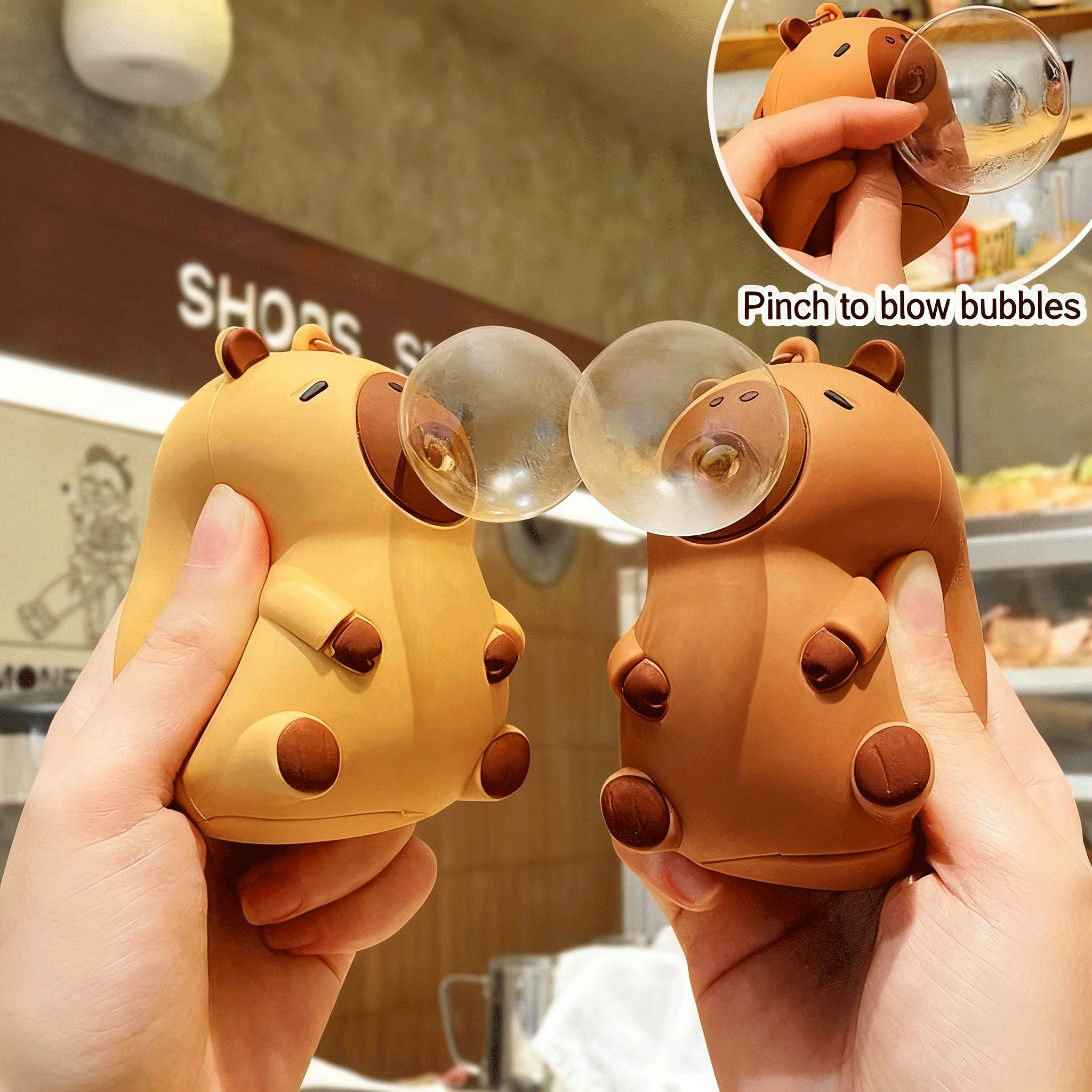 Party Games Children - Capybara Doll Pinch Pendant Toys Squeeze