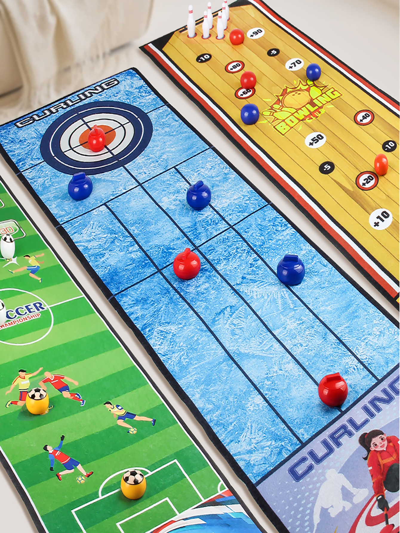 Party Games Kids And Adults - Kids Board Games, Tabletop Curling Strategy