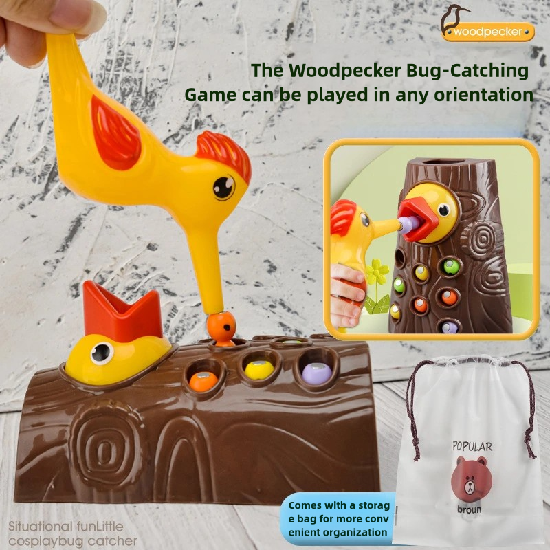 Woodpecker Feeding Game Toy, M - Party Games For 3 People ulasan dan harga