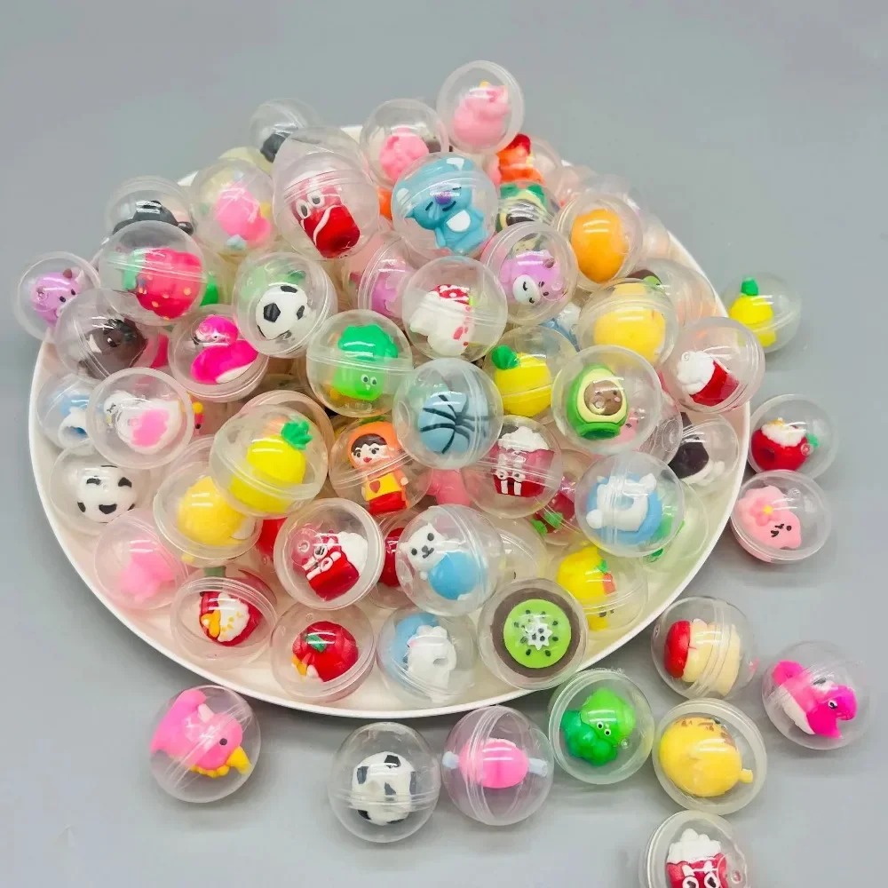 30 Pcs 32mm Transparent Eggshe - Party Games Children ulasan dan harga