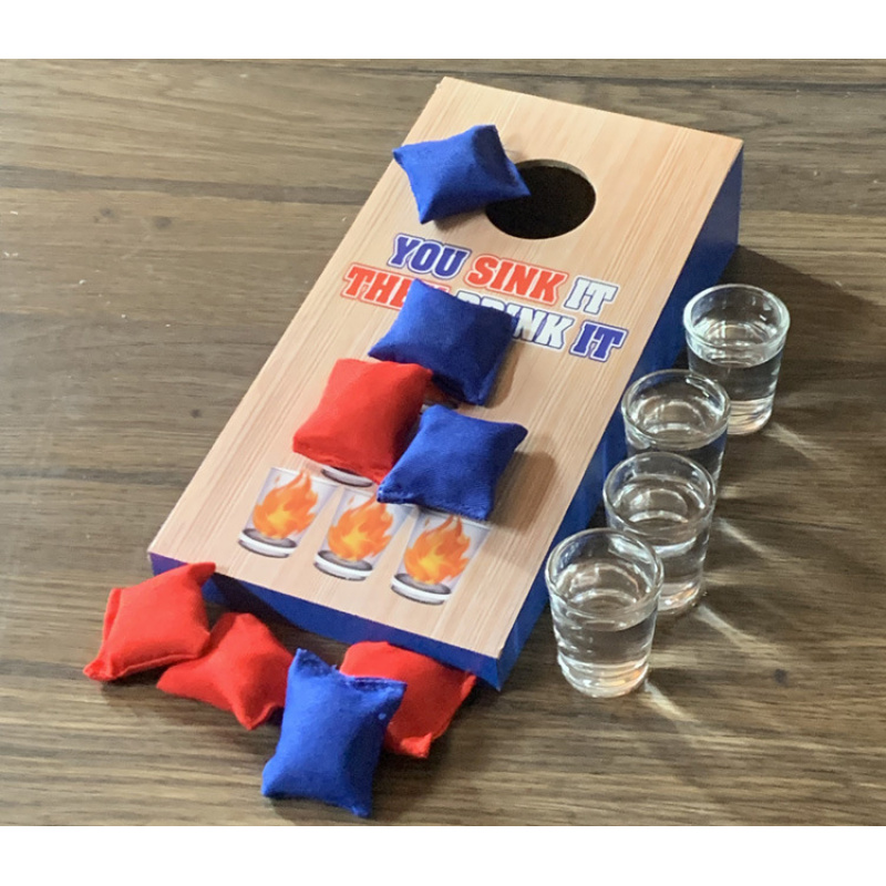 1 Set Wooden Throwing Game Boa - Party Games Kids And Adults ulasan dan harga