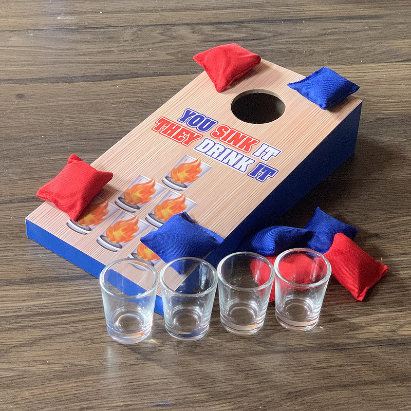 1 Set Wooden Throwing Game Boa - Party Games Kids And Adults ulasan dan harga