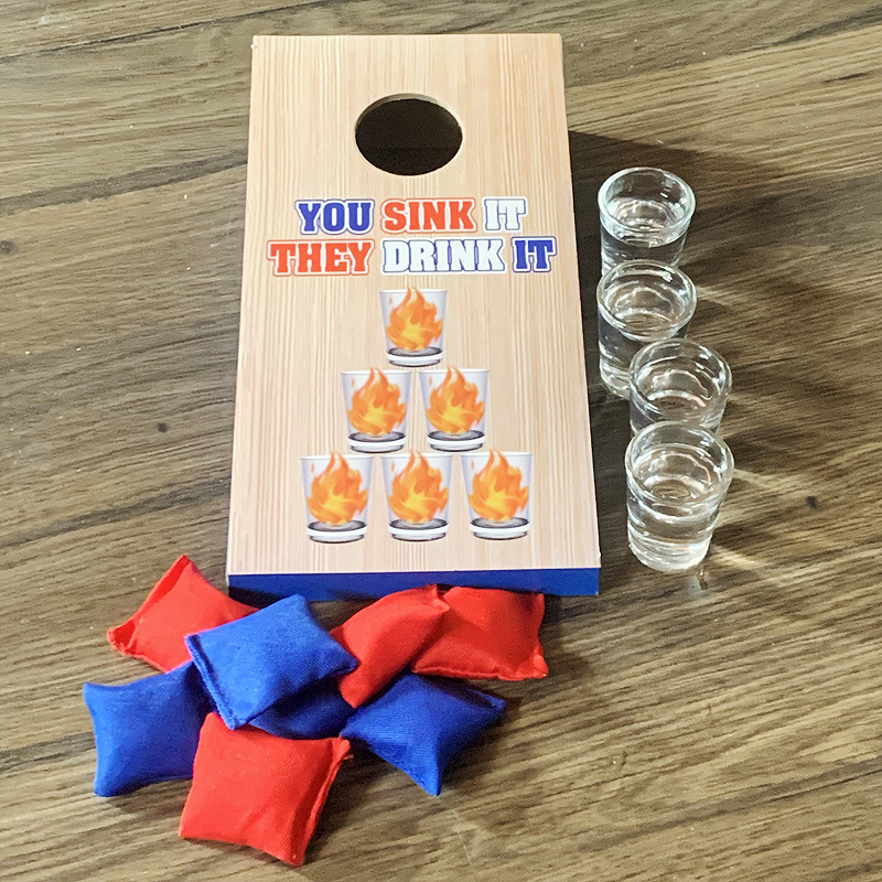 1 Set Wooden Throwing Game Boa - Party Games Kids And Adults ulasan dan harga
