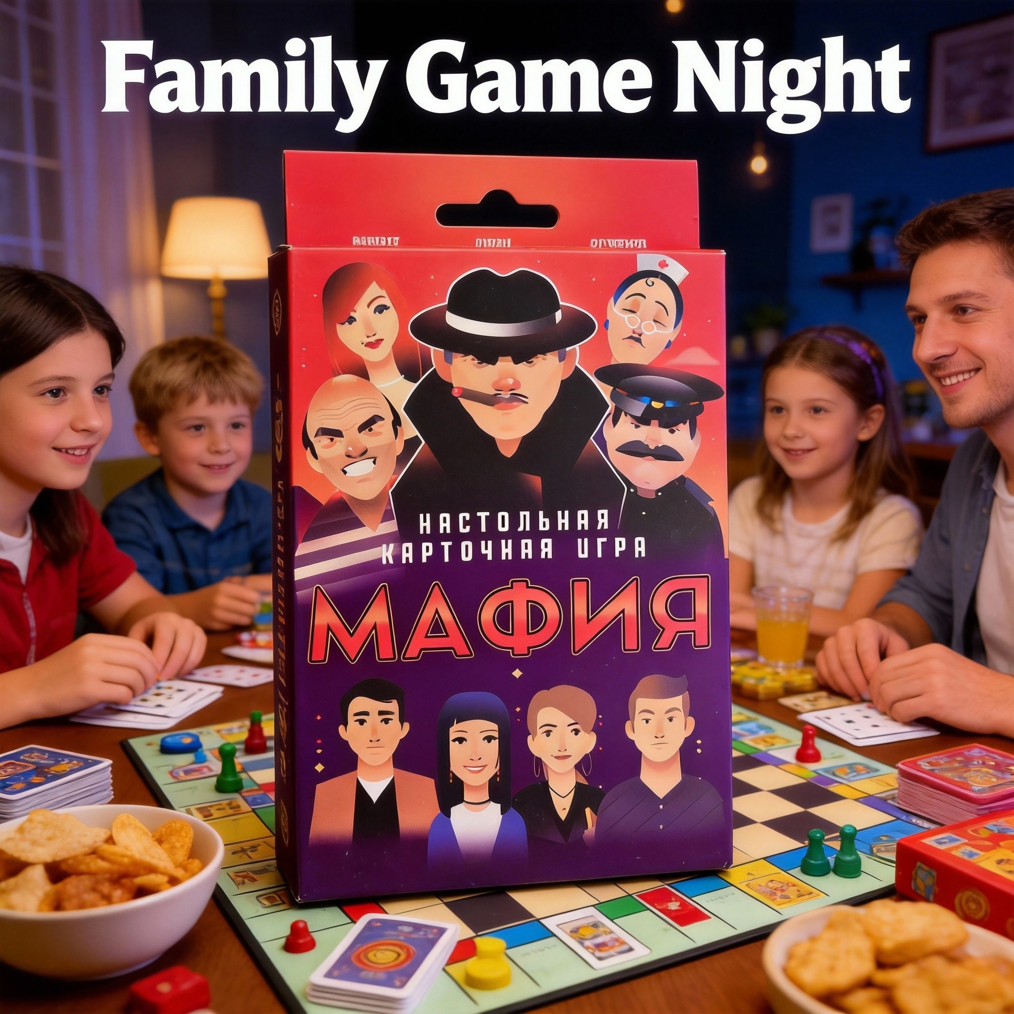 Russian Mafia Board Game - Cla - Party Games Mafia ulasan dan harga
