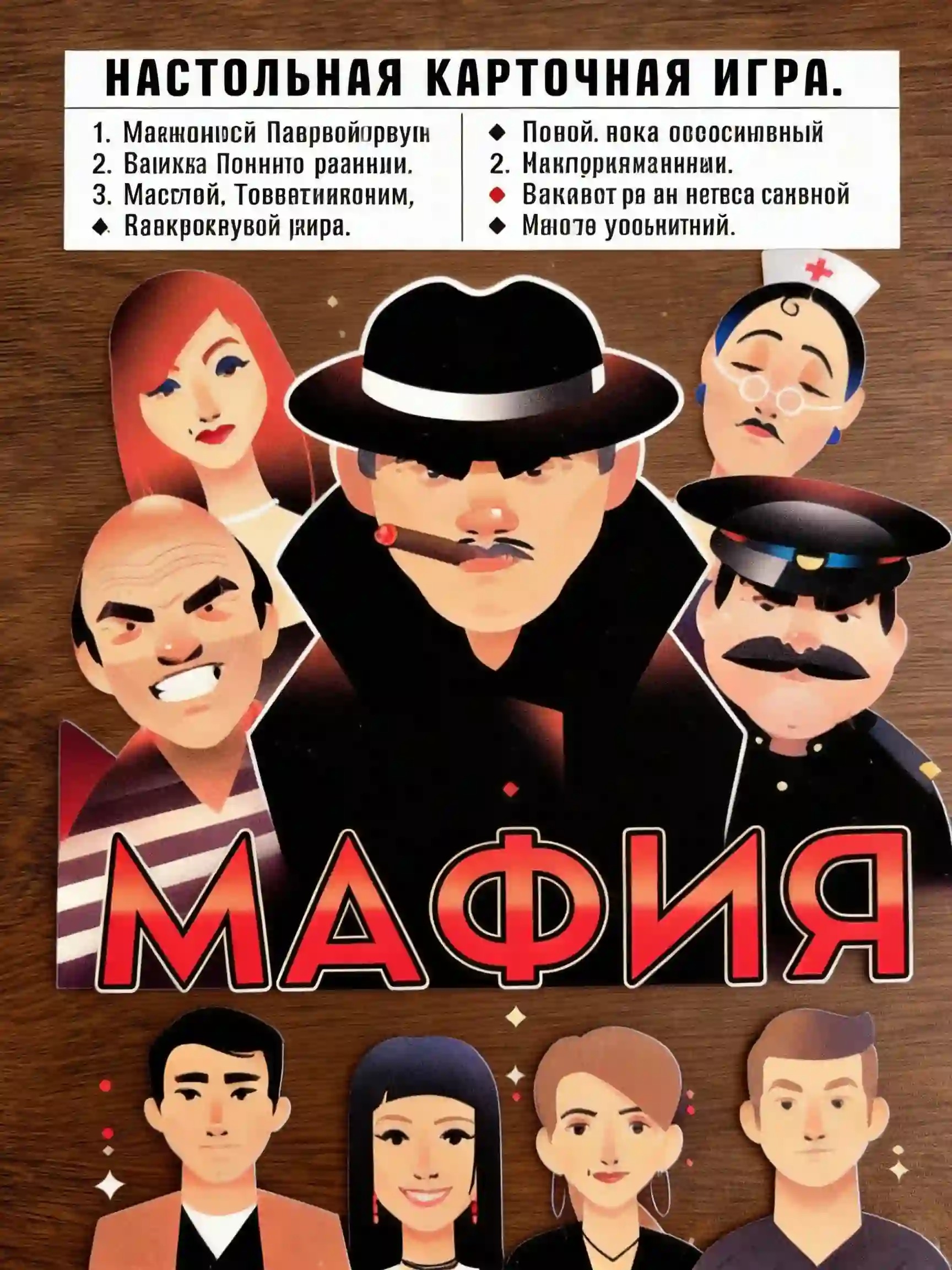 Russian Mafia Board Game - Cla - Party Games Mafia ulasan dan harga
