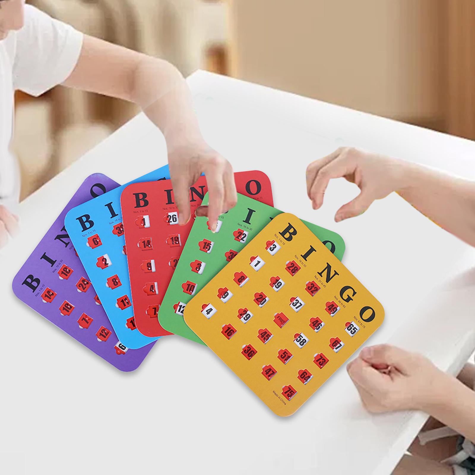 5 Pieces Bingo Game Cards Larg - Party Games For Large Groups ulasan dan harga