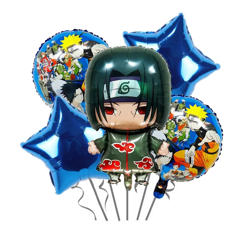 Naruto Kakashi Balloons Uchiha - Party Games Children ulasan dan harga