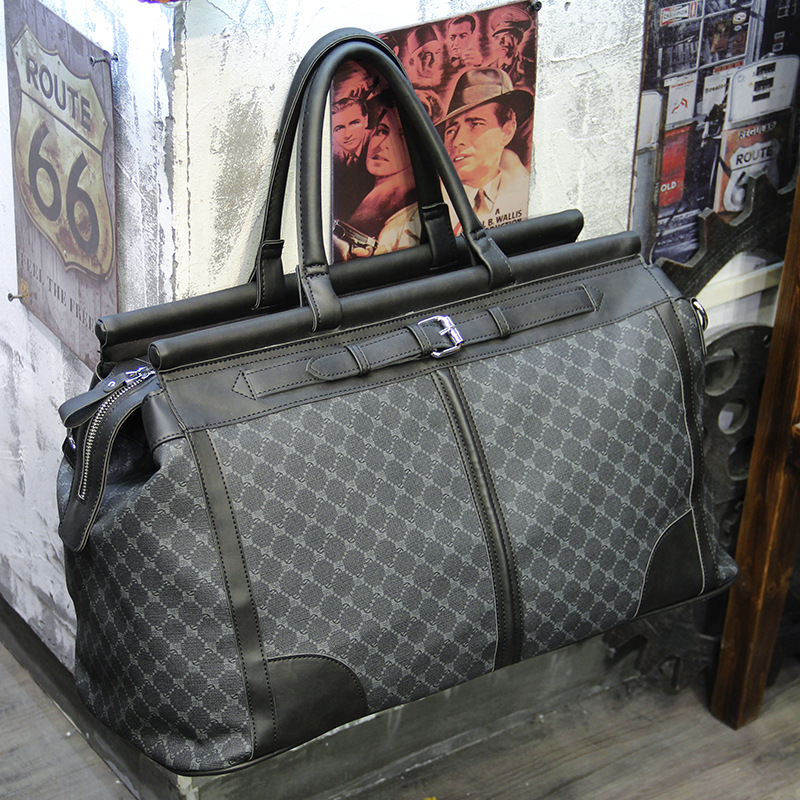 Fashion Plaid Travel Bag Men H - Sack Race Bag ulasan dan harga