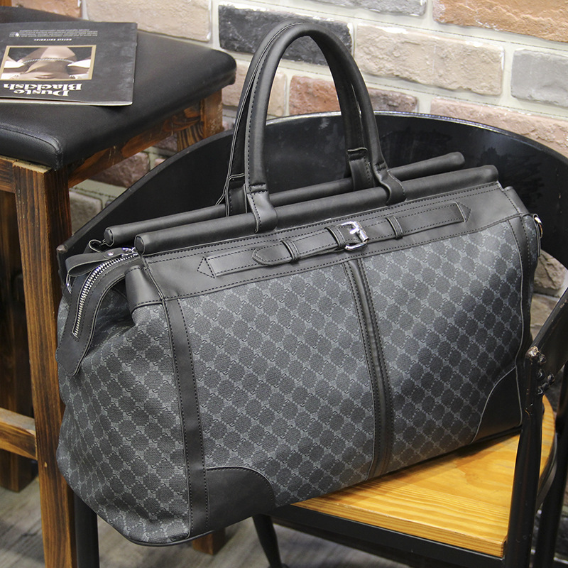 Fashion Plaid Travel Bag Men H - Sack Race Bag ulasan dan harga