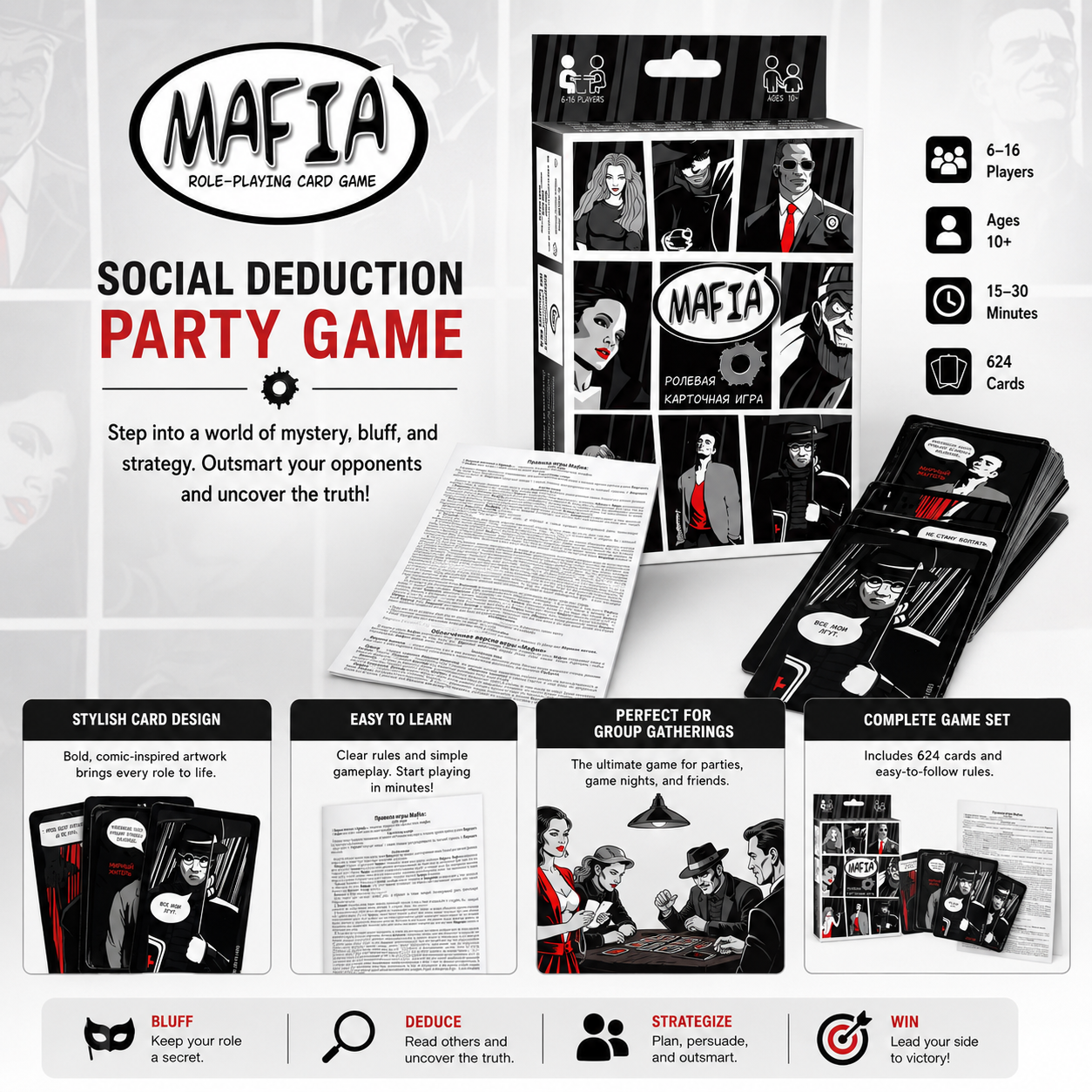 BestsellingKid-Approved MAFIA  - Party Games Mafia ulasan dan harga