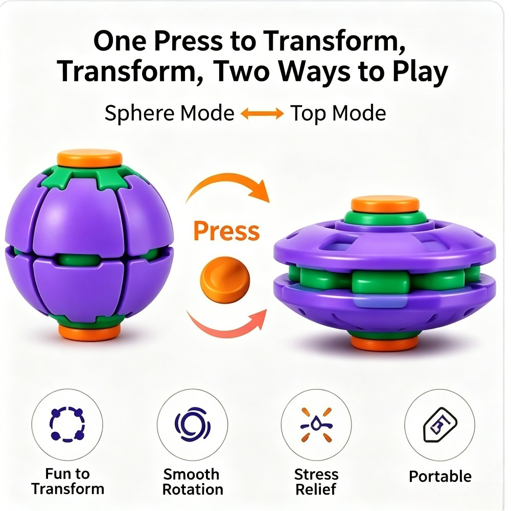 Transforming Fidget Spinner Ba - Party Games Children ulasan dan harga