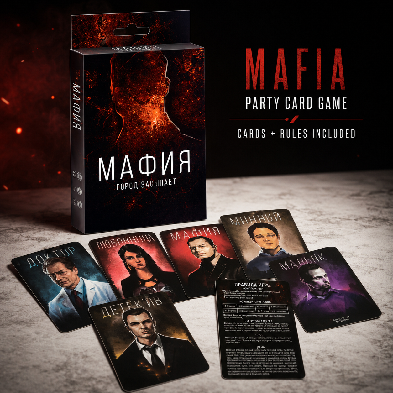 Mafia City Sleeps Social Deduc - Party Games Mafia ulasan dan harga