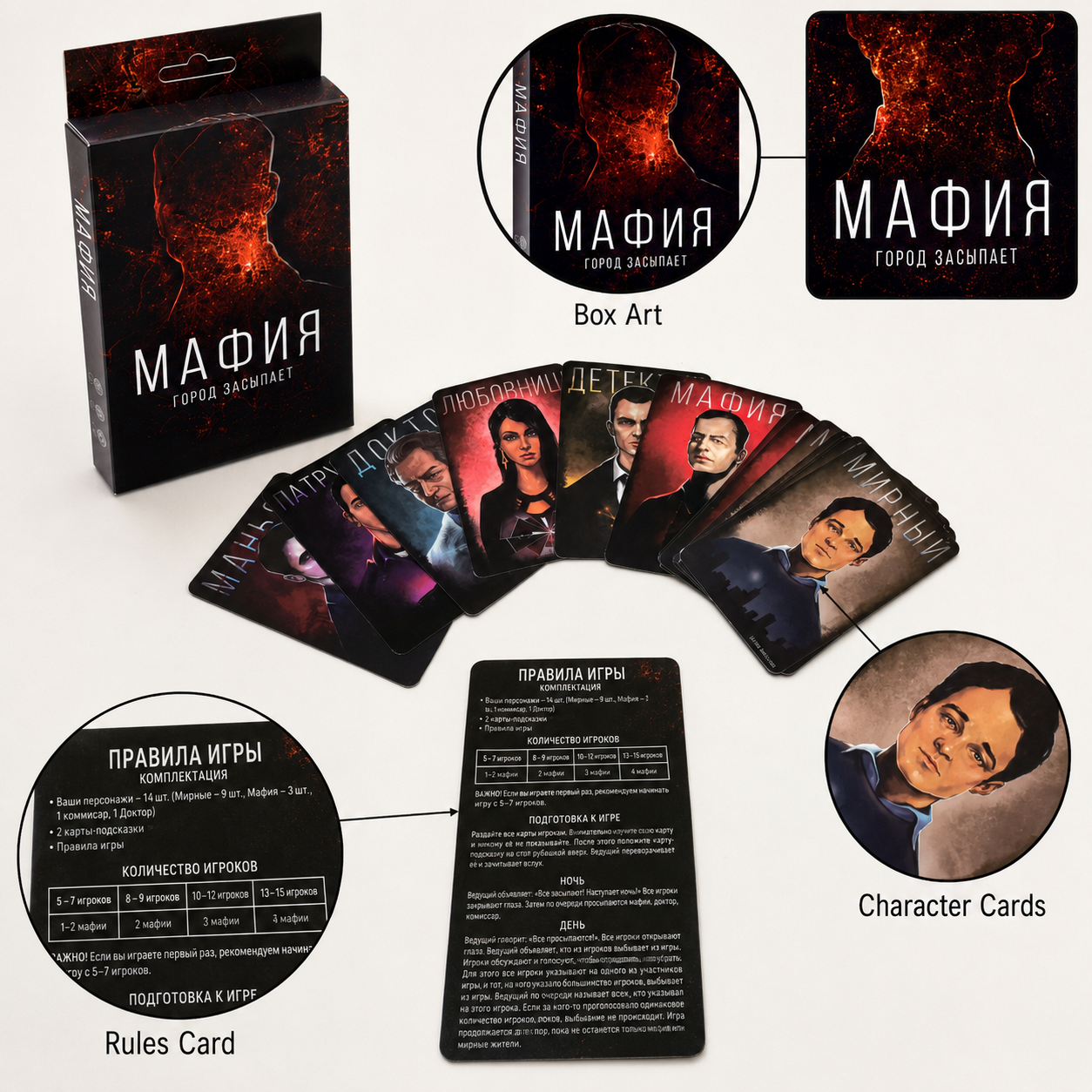 Mafia City Sleeps Social Deduc - Party Games Mafia ulasan dan harga