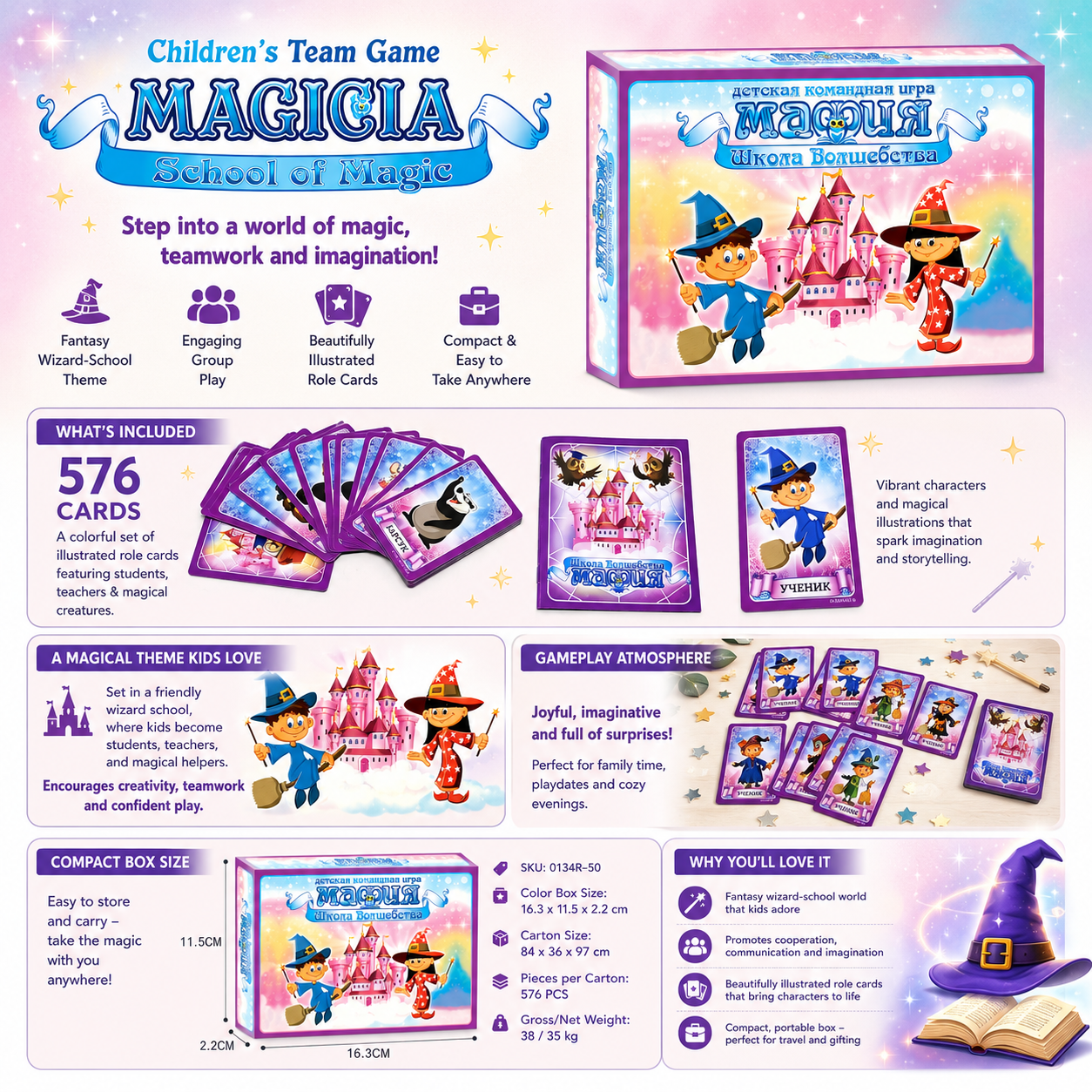 Magic School Mafia Kids Team C - Party Games Mafia ulasan dan harga