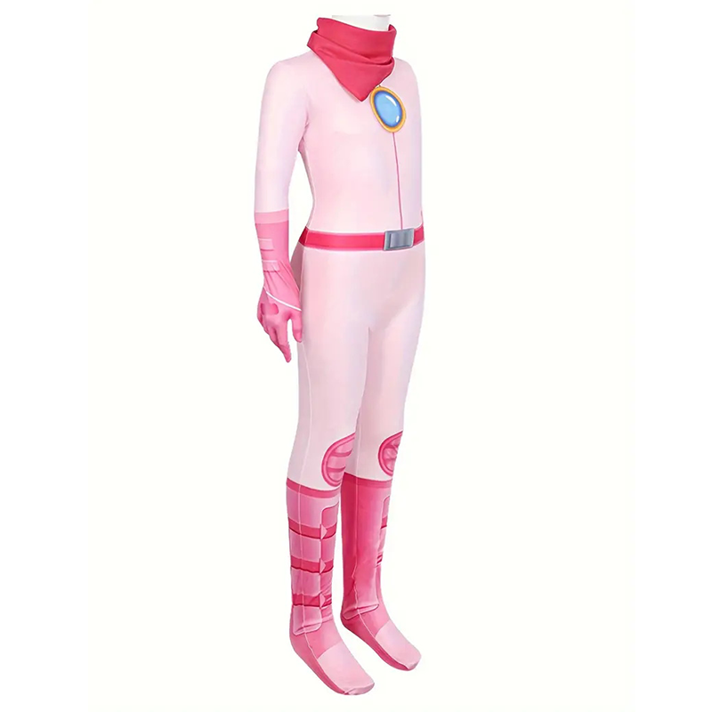 Girls Peach Princess Jumpsuit  - Party Games Children ulasan dan harga