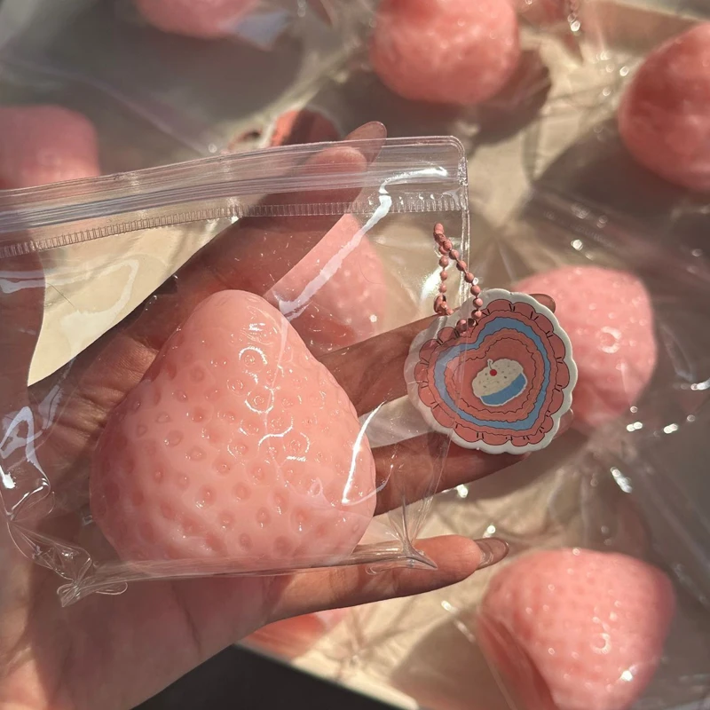 Strawberry Taba Squishy Fidget - Party Games Children ulasan dan harga