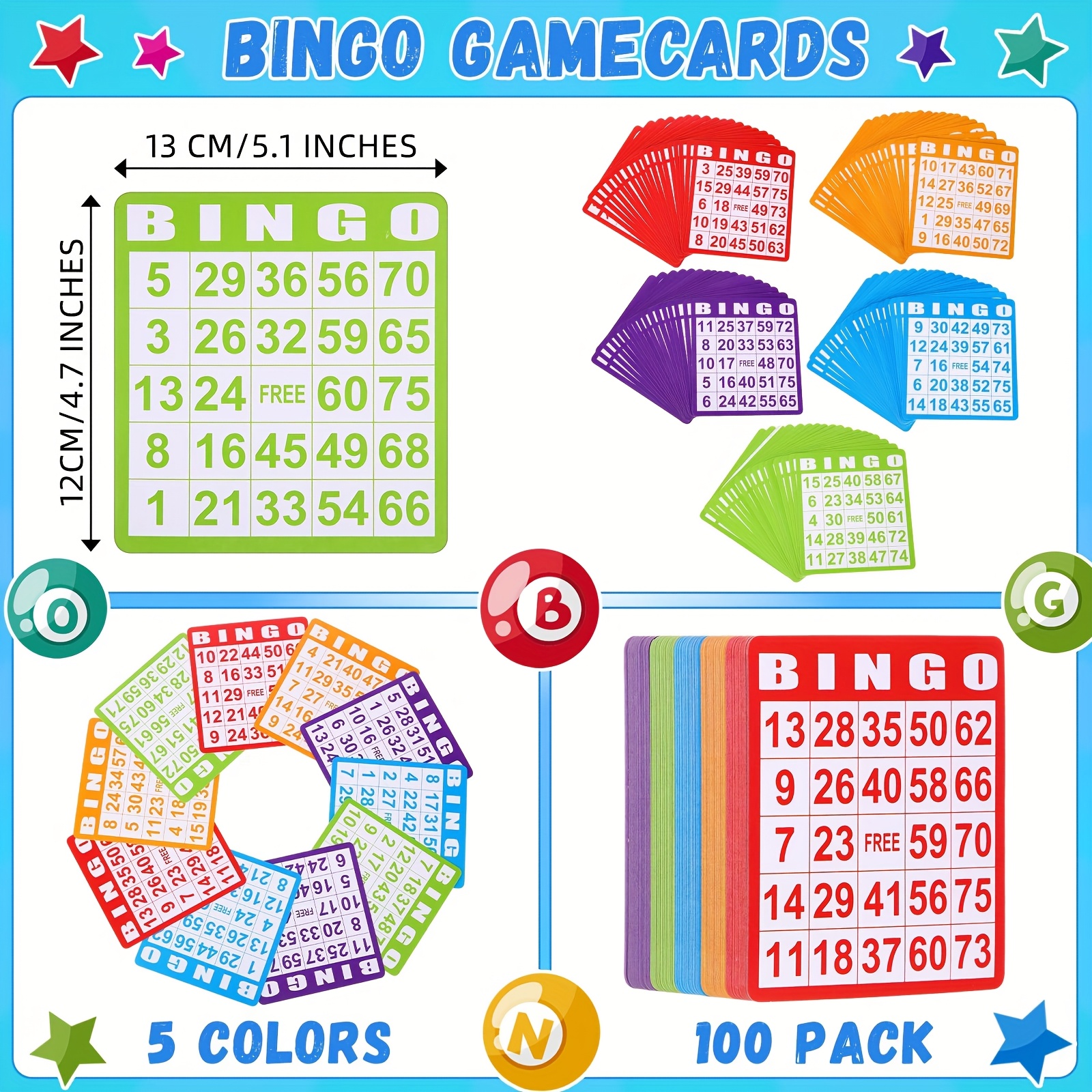 Set of 148 Bingo Game Cards in - Party Games For Large Groups ulasan dan harga