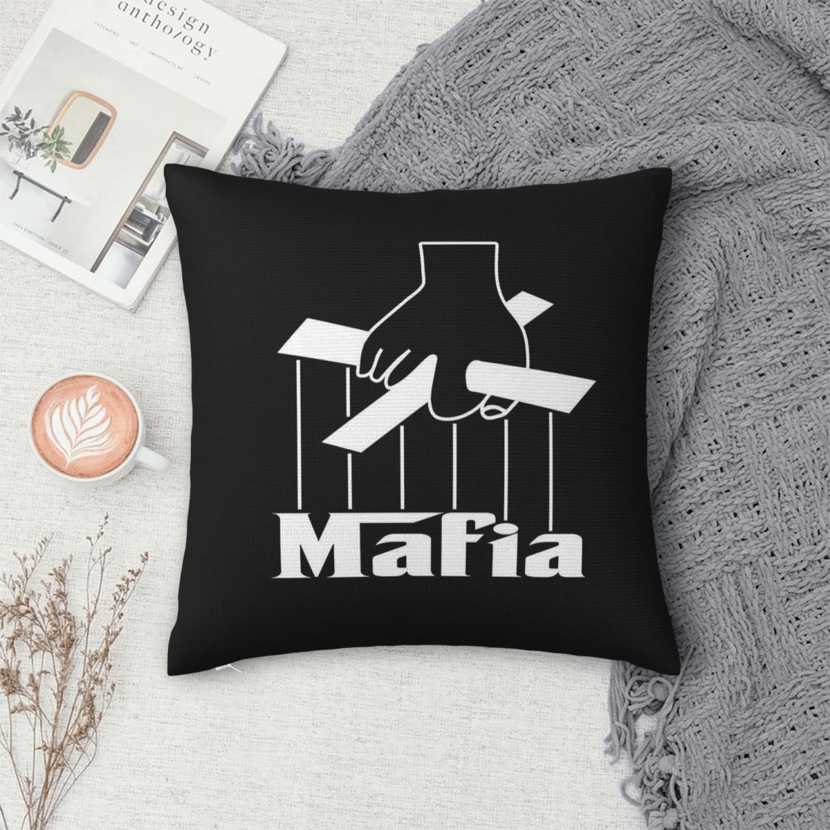 Mafia Party Game Square Pillow - Party Games Mafia ulasan dan harga