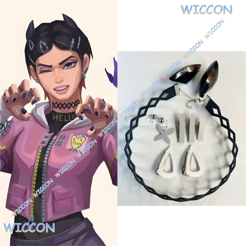 Valorant Clove  Clip Collar Bu - Party Games Kit ulasan dan harga