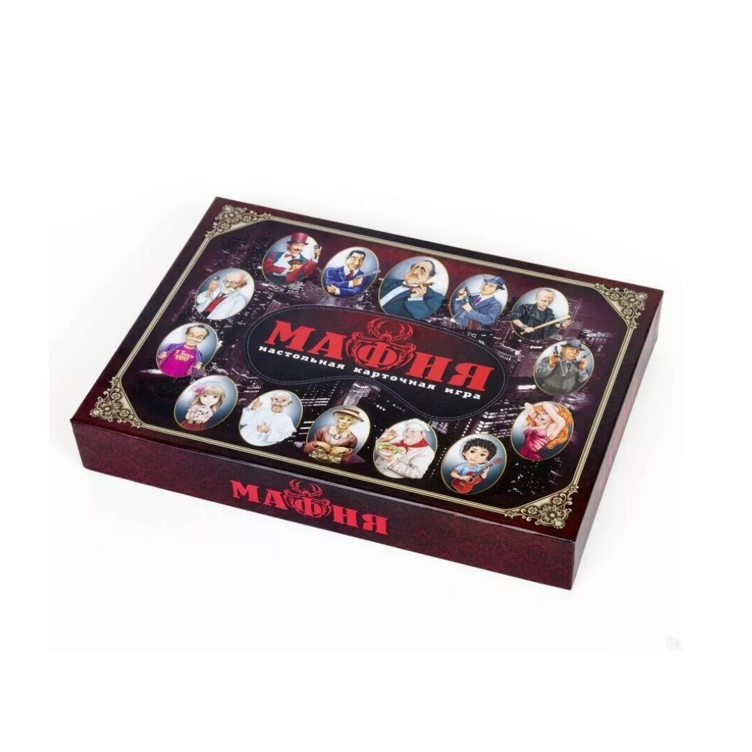 Board Game Mafia, with Masks,  - Party Games Mafia ulasan dan harga